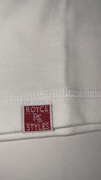 Cream Embroidered T-shirt