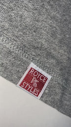 Gray Embroidered T-shirt