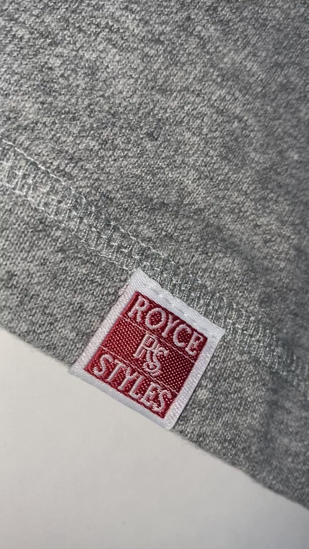 Gray Embroidered T-shirt