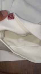 White Embroidered Hoodie