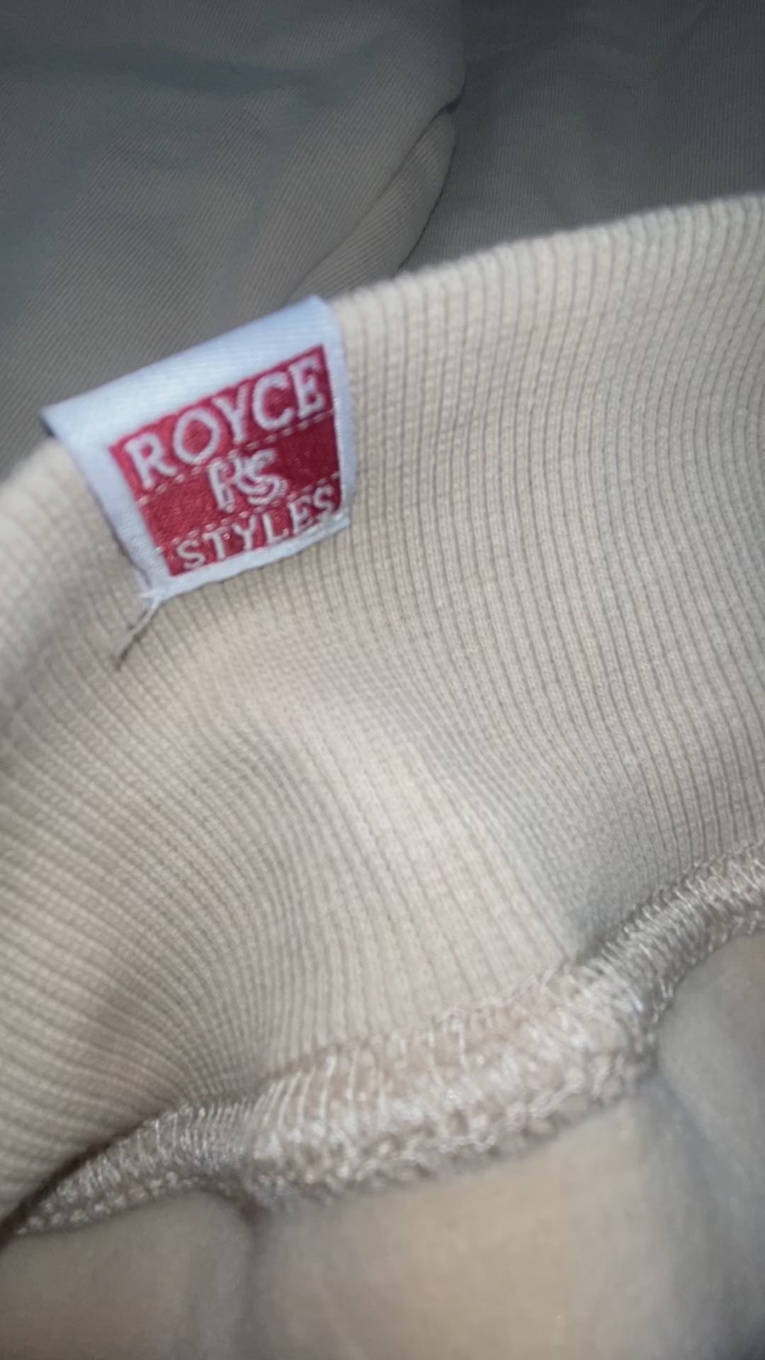 Cream Embroidered Crewneck