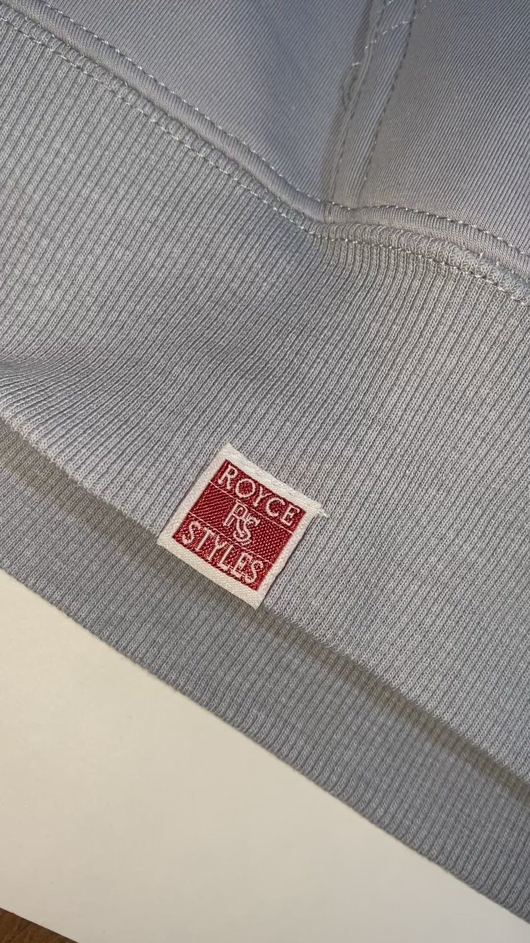 Light Embroidered Blue